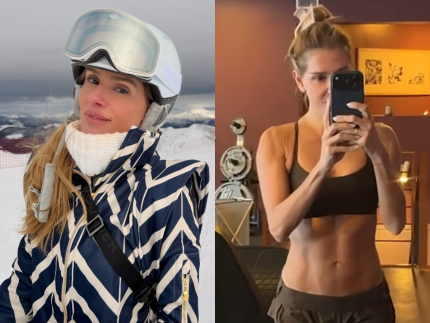 Com direito a esqui e malhacao Deborah Secco abre album