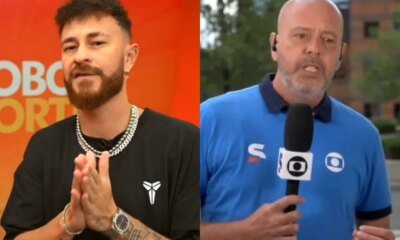 Coube a Fred dar noticia ao publico apos Alex Escobar