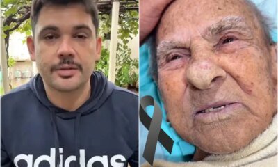 Coube ao neto do Vovo Anesio dar triste noticia do