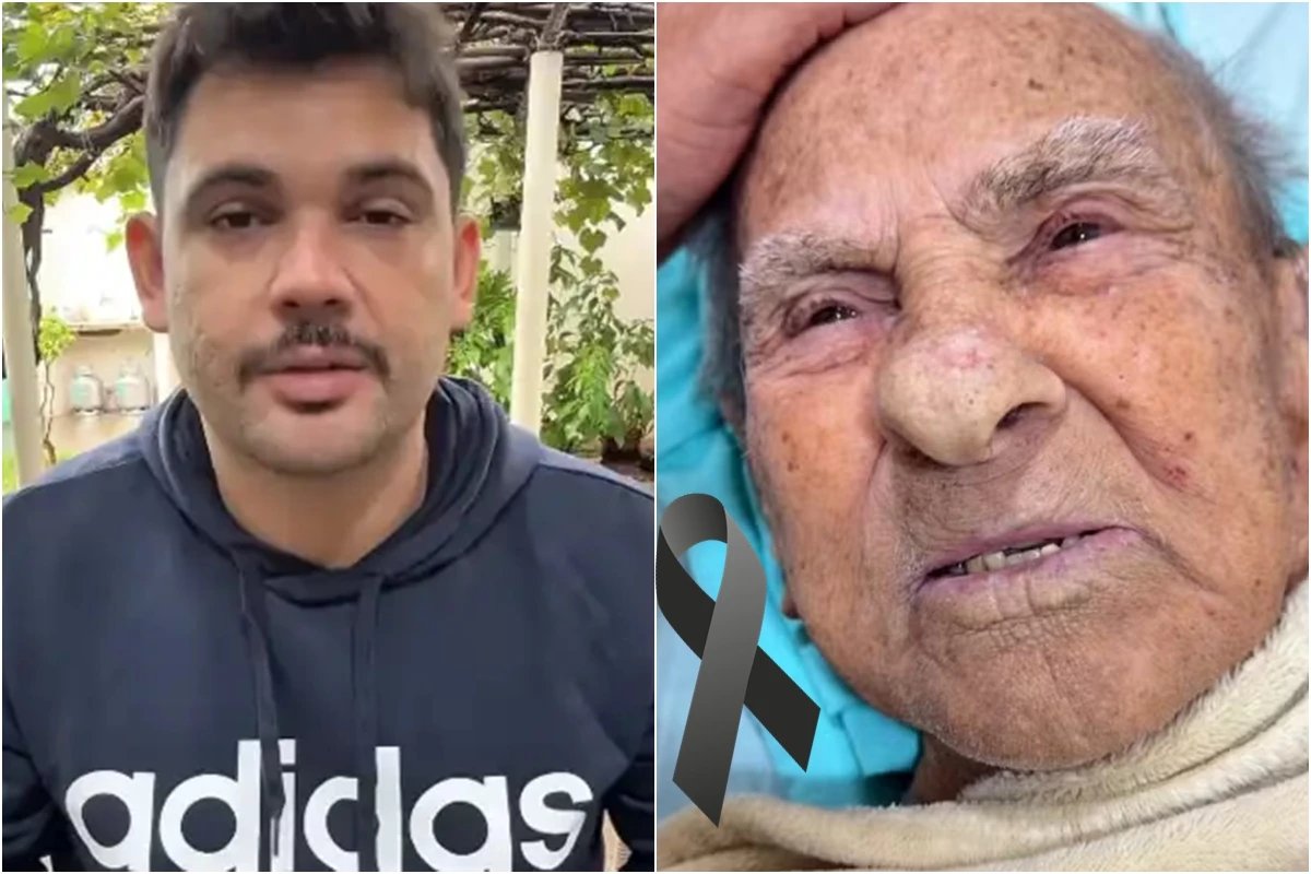 Coube ao neto do Vovo Anesio dar triste noticia do