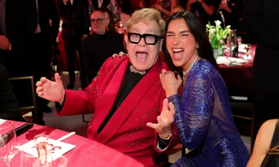 Elton John canta em casamento de Dua Lipa e.webp