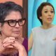 Em choque Sandra Annenberg reage a imitacao de Tata Werneck