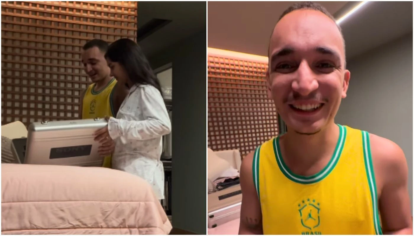 Esposa de Joao Gomes realiza sonho do cantor com.webp
