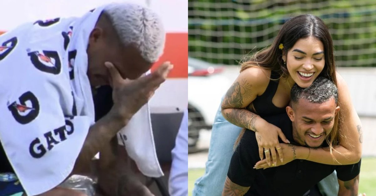 Esposa desabafa apos Wesley ser cortado da selecao por lesao