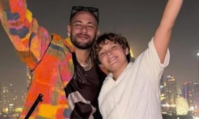 Filho de Neymar Jr com Carol Dantas estreia como empresario