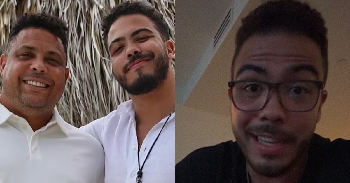 Filho de Ronaldo reage a criticas por ser nepobaby e