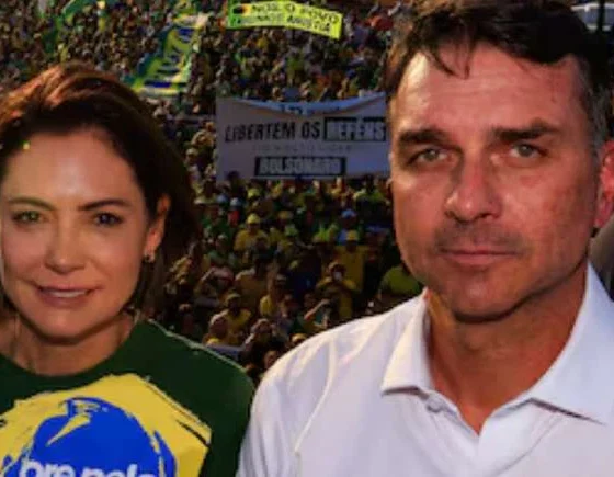Flavio Bolsonaro reage apos Michelle o acusar de humilhacao.webp
