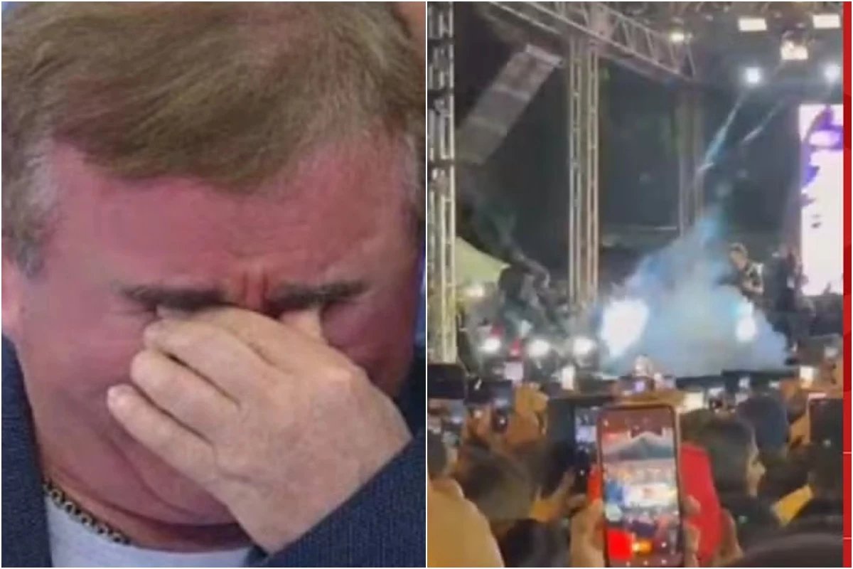 Foi isso que aconteceu no show de Amado Batista apos