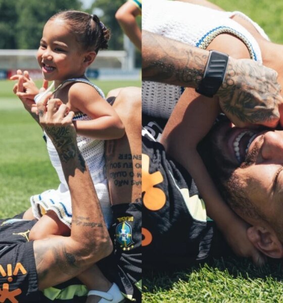 Foto de Neymar com Mavie viraliza e atinge 2 milhoes
