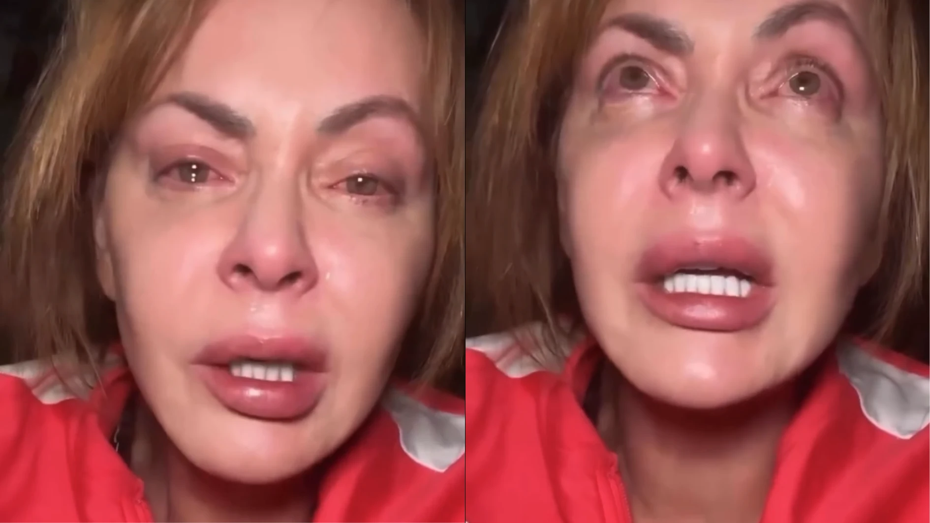 Gaby Spanic chora ao falar sobre terremoto na Venezuela.webp