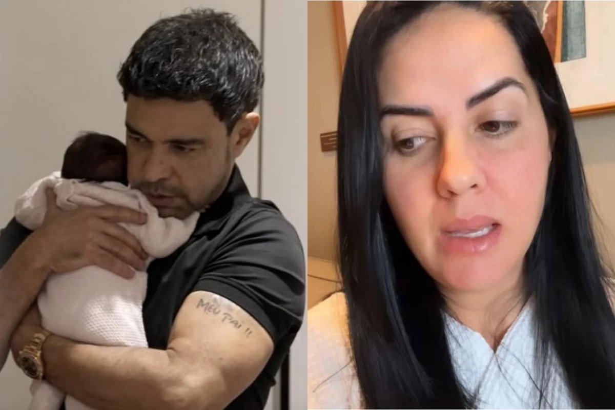 Graciele Lacerda chora apos cirurgia da filha e diz o
