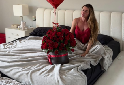Juju Salimeni ganha surpresa de Diogo Basaglia no Dia dos