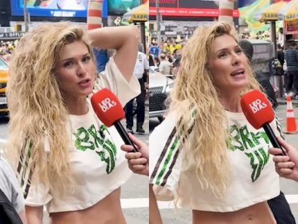 Livia Andrade celebra cobertura da Copa e agradece oportunidade Sempre