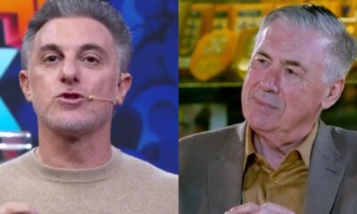 Luciano Huck avalia postura de Ancelotti apos empate da Selecao