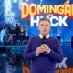 Luciano Huck e surpreendido apos parte do cenario ceder durante