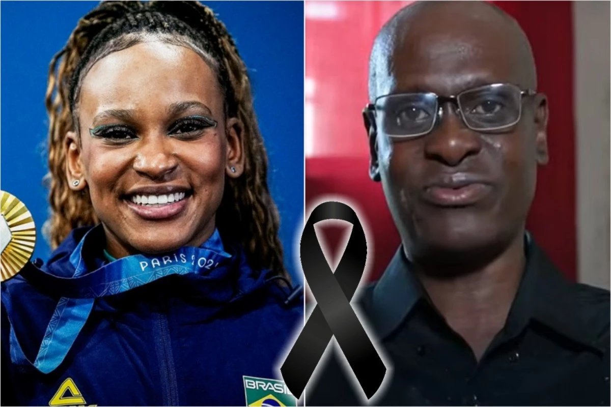 Luto Morre o pai da ginasta Rebeca Andrade e irma