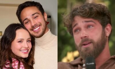 Marido de Larissa Manoela nao segura as lagrimas ao falar