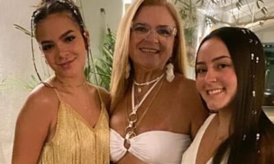 Mel Maia e a irma ganham diamante com cinzas da