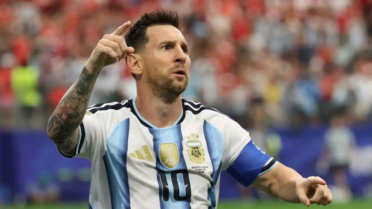 Messi se torna o maior artilheiro da historia das Copas.webp
