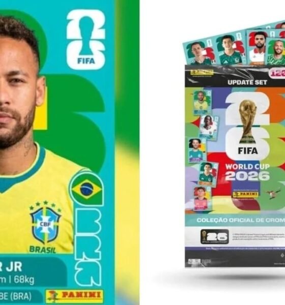 Neymar ganha nova figurinha em atualizacao da Panini para o