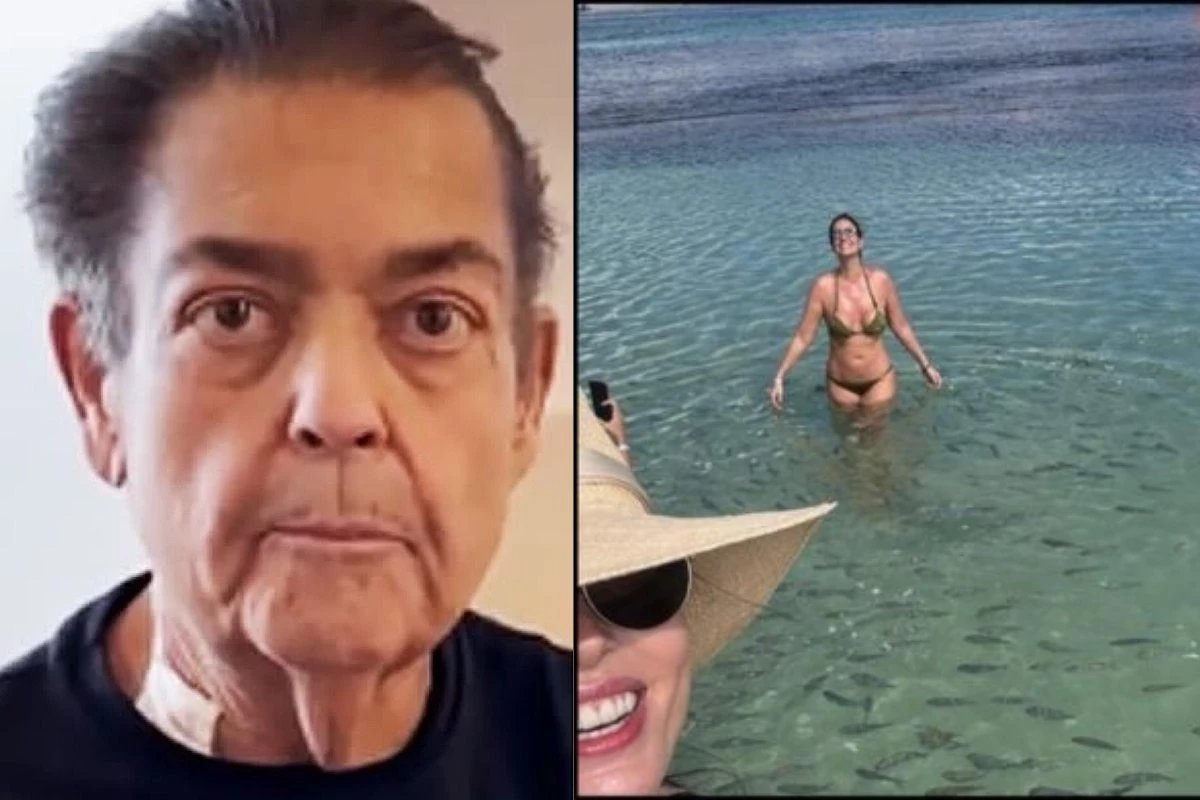 No hospital medicos se despedem de Faustao enquanto esposa curtia