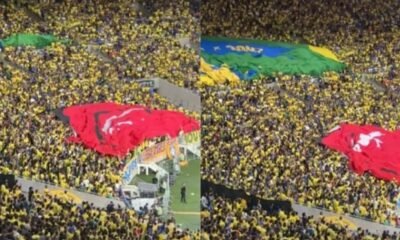 Patrocinador comete erro em campanha com a selecao durante acao