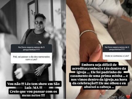 Poliana Rocha passa Dia dos Namorados longe de Leonardo e