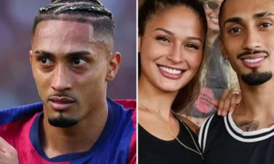 Raphinha sai em defesa da esposa apos boatos de dividas.webp