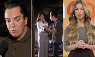 Regis Danese abre a casa incendiada e se emociona ao