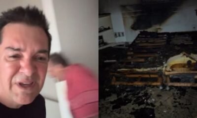 Regis Danese revela momentos de tensao durante incendio familia passa