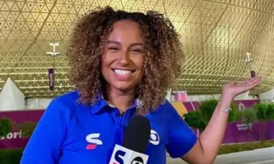 Reporter da Globo na Copa do Mundo Karine Alves namora
