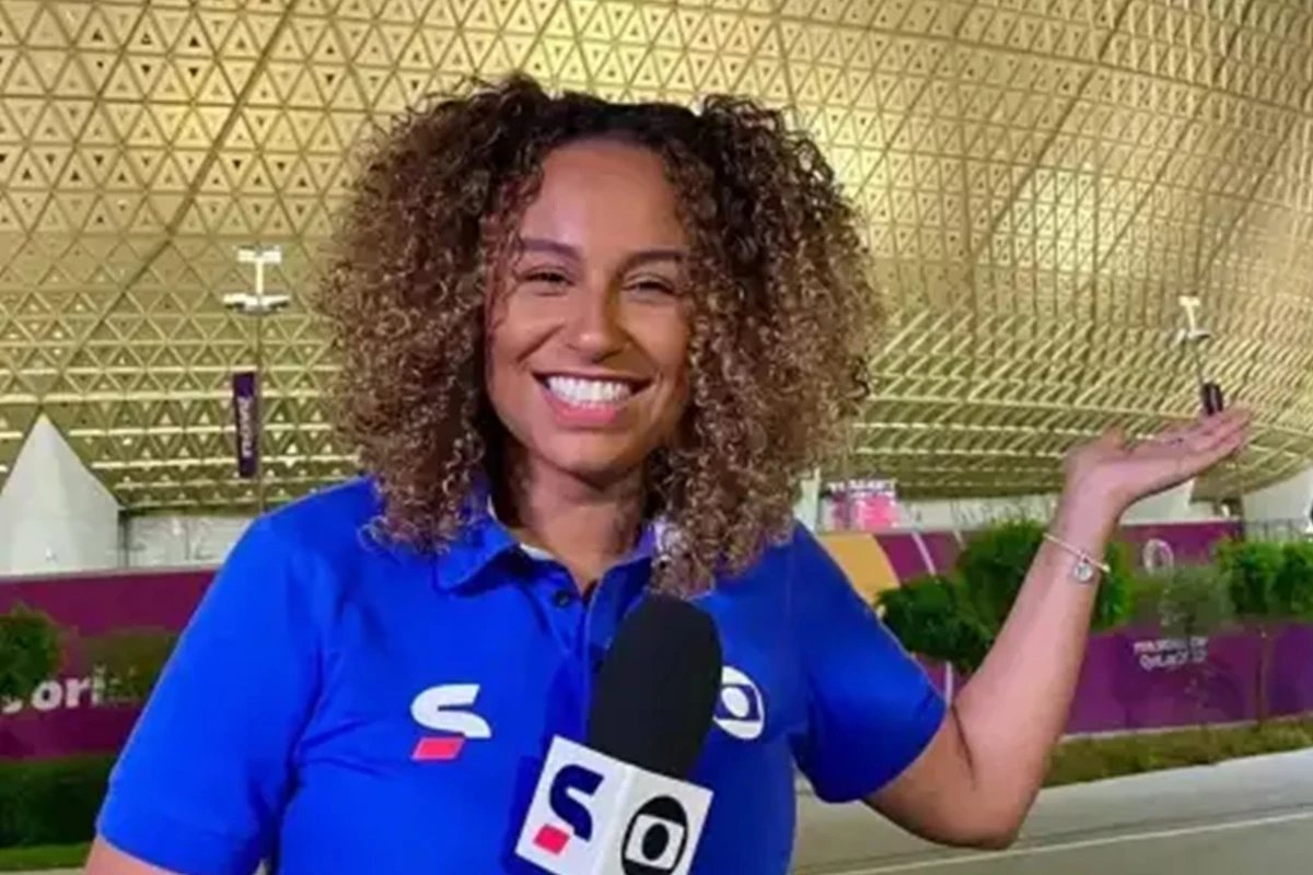 Reporter da Globo na Copa do Mundo Karine Alves namora