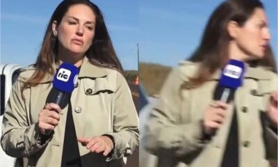 Reporter da Record que quase foi atropelada durante reportagem ao