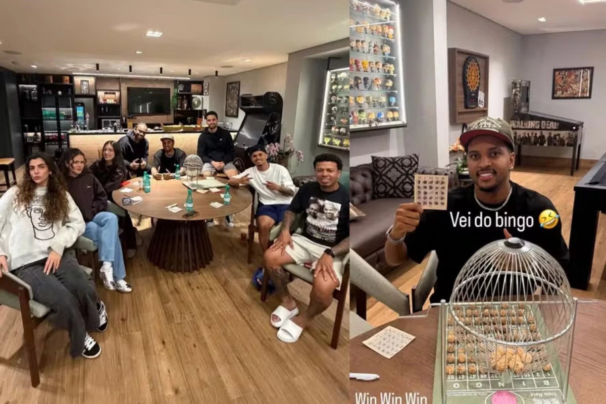 Rodrygo reune famosos em noite secreta e presenca de Maisa