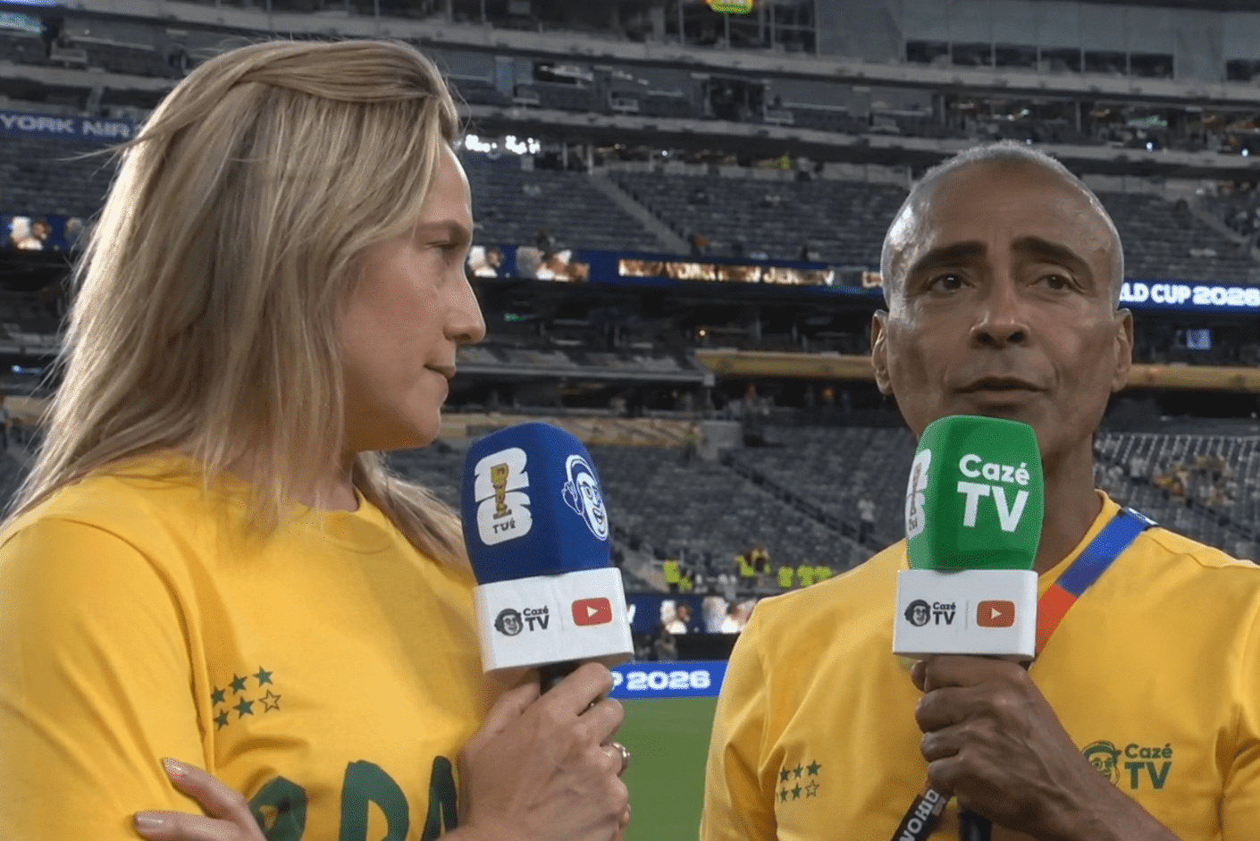 Romario esclarece comentario a Fernanda Gentil apos repercussao nas redes