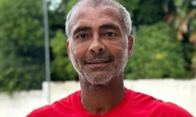 Romario tenta manter discricao no Maracana mas video acaba entregando