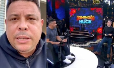 Ronaldo nao se cala apos ocorrido no palco do Domingao