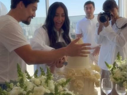 Sabrina Sato e Nicolas Prattes fazem cha revelacao para familia
