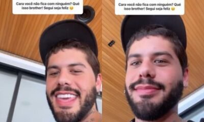 Solteiro Ze Felipe faz misterio sobre sua vida amorosa em