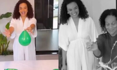 Video Lucy Ramos revela sexo do segundo bebe em dinamica