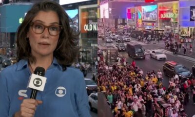 Video ao vivo Renata Vasconcellos recebe homenagem inesperada de fas
