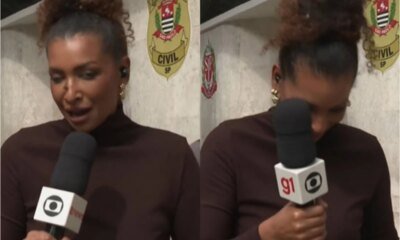 Video ao vivo abelha faz reportagem da Globo ser interrompida