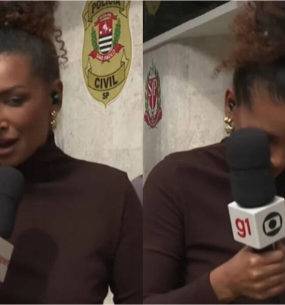 Video ao vivo abelha faz reportagem da Globo ser interrompida
