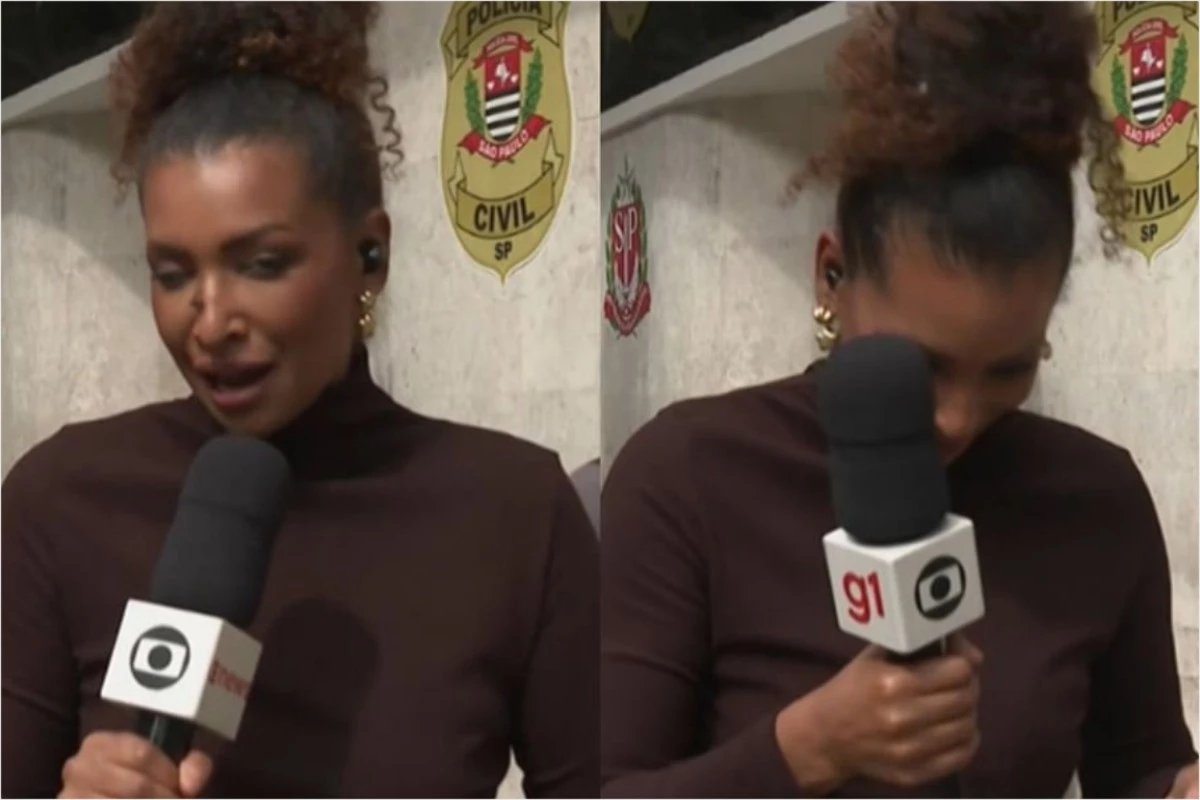 Video ao vivo abelha faz reportagem da Globo ser interrompida