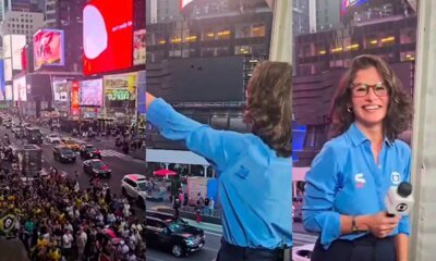 Video foi isso que publico fez com Renata Vasconcellos enquanto