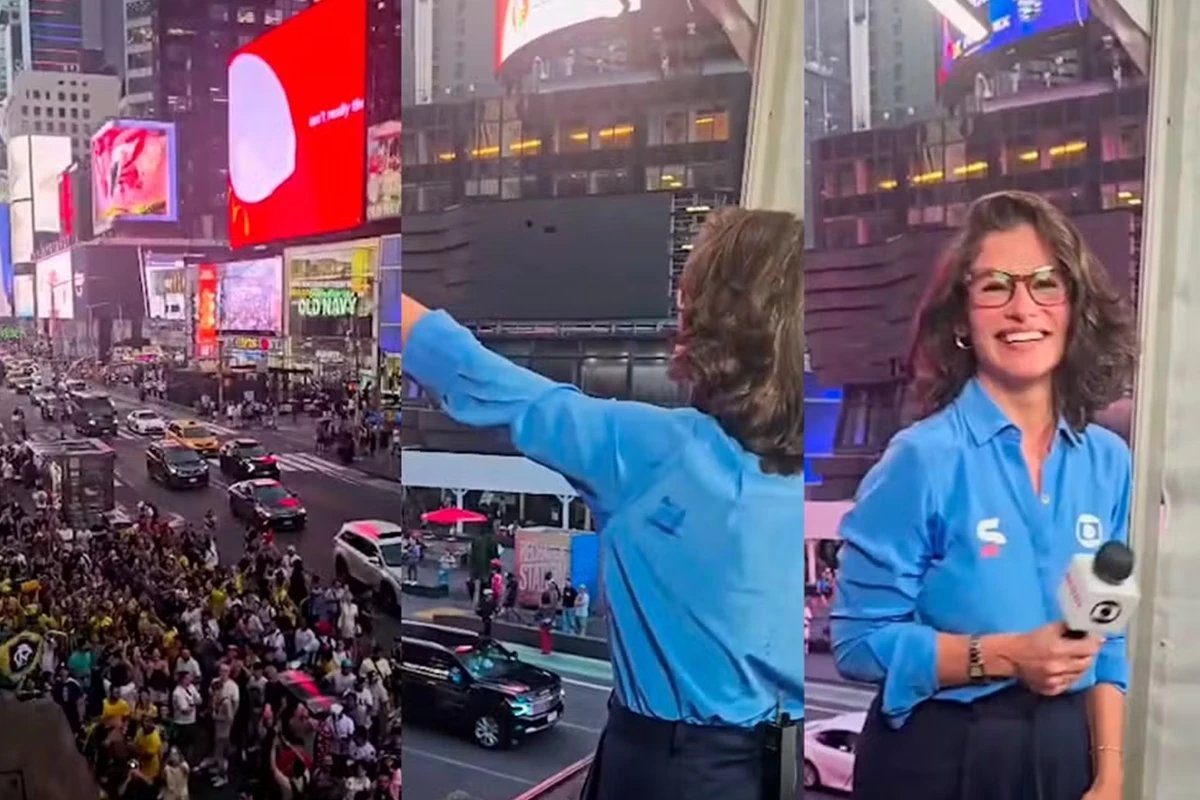 Video foi isso que publico fez com Renata Vasconcellos enquanto