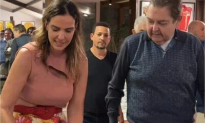 Video mostra Fausto Silva em momento intimo ao lado da