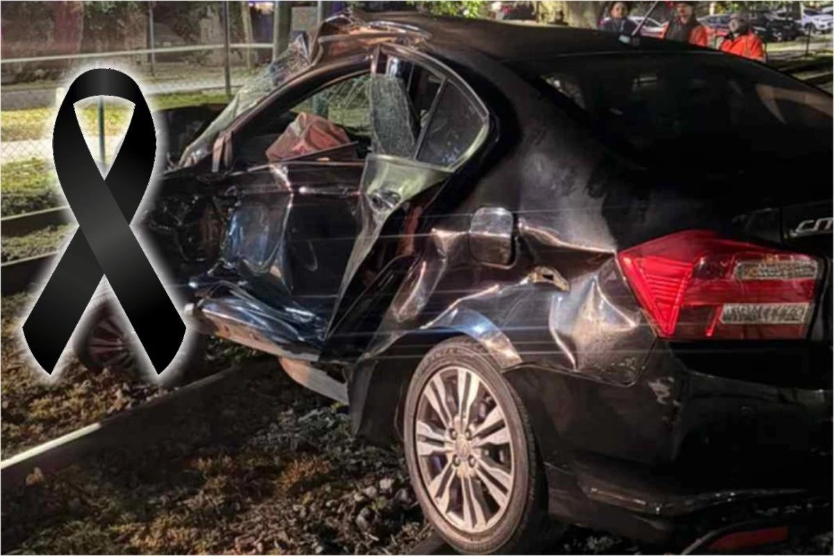 Video mostra famosa apresentadora sendo atropelada por um trem ela