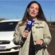 Video mostra o momento em que equipe de reportagem da