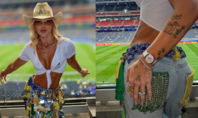 Virginia Fonseca aposta em look no estilo country para assistir